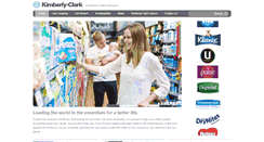 Desktop Screenshot of kimberly-clark.com.au