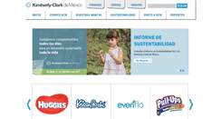 Desktop Screenshot of kimberly-clark.com.mx